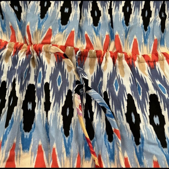 Athleta Ikat Print Sunset Halter Maxi Dress Size S - Picture 4 of 9